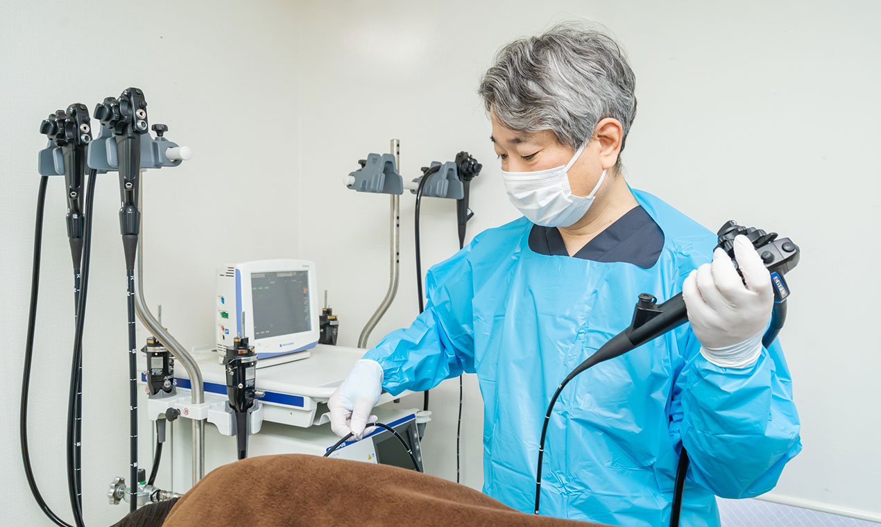 内視鏡・消化器病専門医による内視鏡検査